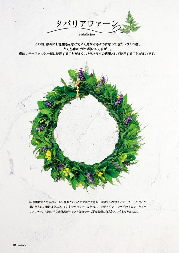 【連載】The lei green collection